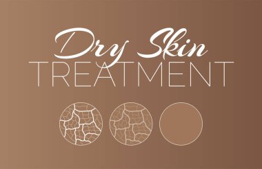 Cilt Dokusuyla Kuru Cilt Tedavisi Arkaplan İllüstrasyonu Kapat