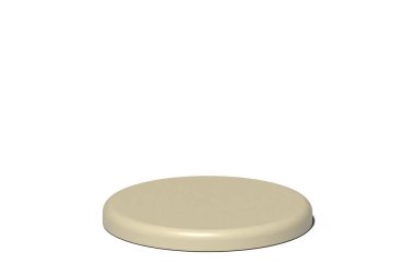 Bej Yayık Sahnesi veya Podyum Arkaplanı 3B Görüntü 