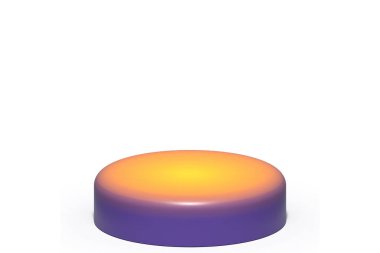 Gökkuşağı Mor Yaya Sahnesi veya Podyum Arkaplanı 3B Görüntü 