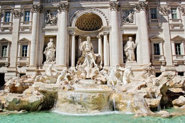 trevi Fountain Roma, İtalya 'da