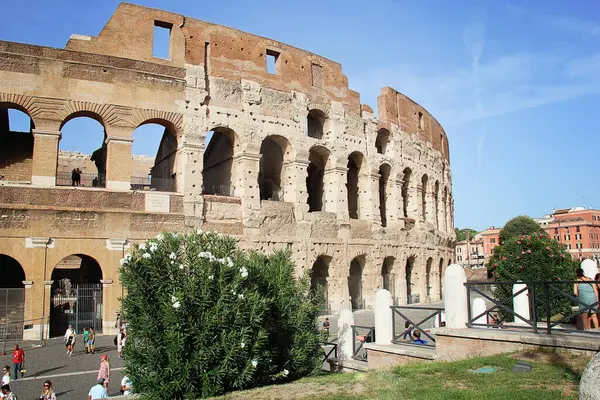 stock image Rome, Italy - September 14 2022: Colosseum Summer Exterior in Rome, Italy