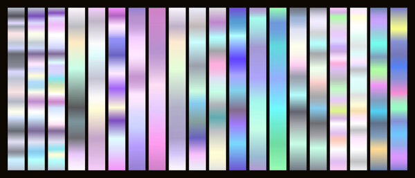 Hologram Gradient Color Set 
