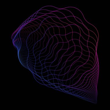 3B Ağ Şekli Nöron Geleceği Nesne Elementi