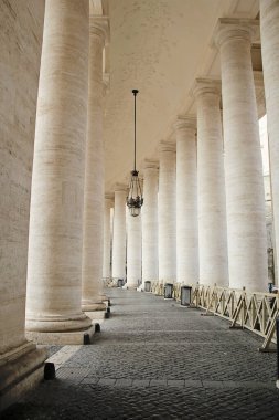 Vatikan Şehri, Vatikan, 15 Eylül 2022: Vatikan 'daki St. Peters Meydanı, Roma, İtalya