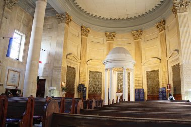 Valletta, Malta - December 19 2022: St Paul's Pro-Cathedral Interior, Valletta, Malta  clipart