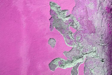 Yarı Beton Pembe Döşemeli Duvar