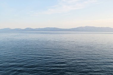 Hırvat Deniz Kıyısı Su Manzarası Panoraması