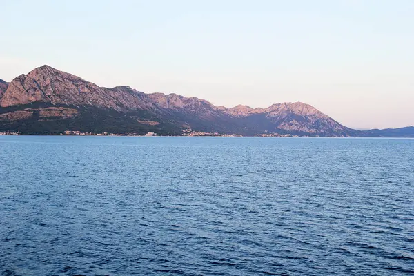 Hırvatistan Sahil ve Makarska Riviera Manzaralı Günbatımı Panoraması, Hırvatistan