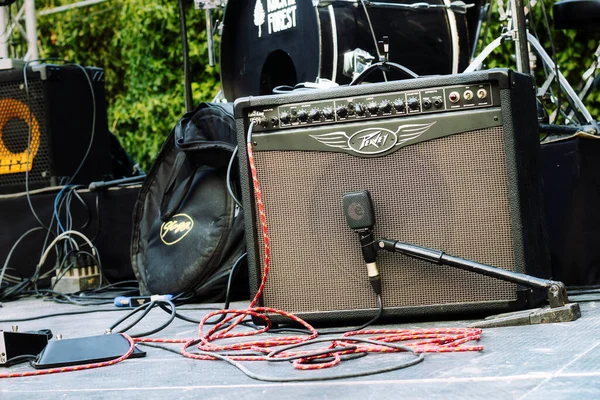 Peavey Valveking 112 Guitar Amp Combo Stage Ready Live Performance — Stock Photo, Image