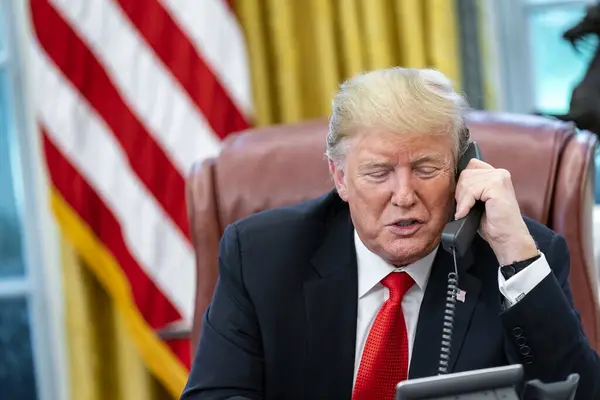 Вашингтон Сша Сентября 2019 Года Крупный План Портрета Дональда Трампа — стоковое фото