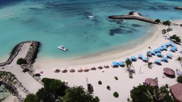 Utsikt Över Maafushi Island Maldiverna Från Semesterorten — Stockvideo