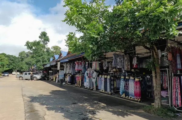 stock image Shops in Mae Khachan hot springs in Chiang Rai Thailand