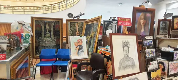 Centro Arte Cultura Banguecoque Circulação Galeria Espaços Setembro 2023 — Fotografia de Stock