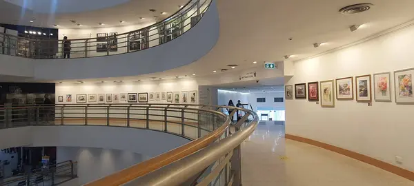 Bangkok Sanat Kültür Merkezi Tiraj Galeri Alanları Eylül 2023 Tarihinde — Stok fotoğraf