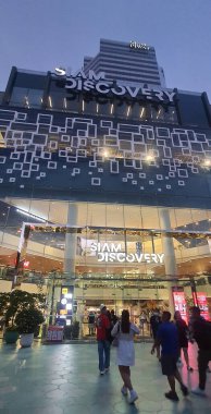 Siam Discovery Alışveriş Merkezi 23 Eylül 2023 'te Bangkok Tayland' da çekildi.