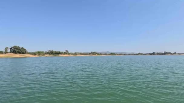 Kaptai See Größter Künstlicher See Bangladesch Für Wasserkraftprojekt — Stockvideo