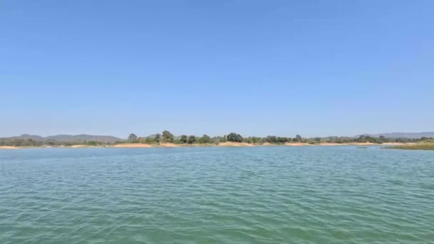 Natural Recursos Feitos Pelo Homem Bangladesh Kaptai Lago Artificial Água — Vídeo de Stock