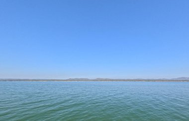 Rangamati Çittagong Gölü Kaptai Gölü 'nde hava açık.