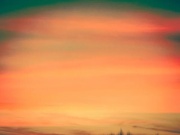 Mooie Zonsondergang Hemel Als Achtergrond Van Natuur Kopieer Ruimte Natuur — Stockfoto