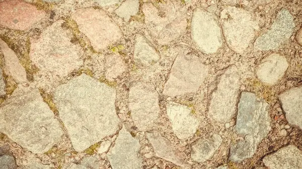石の自然背景として舗装 コピースペース 自然コンセプト 抽象フィルタートーン — ストック写真