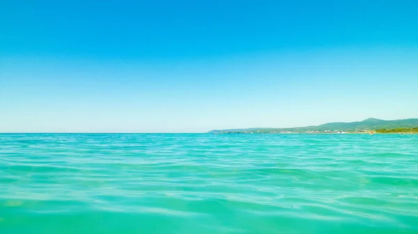 Pobřeží Vada Toskánsko Itálie Středomořská Příroda Letním Dni Modrá Tyrhénská — Stock fotografie