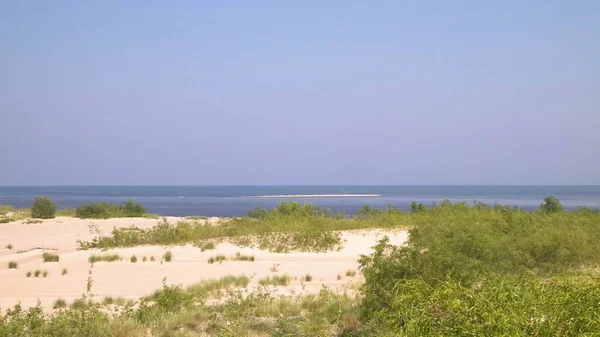 Ostseeküste Auf Der Insel Sobieszewska Die Mündung Der Weichsel Natur — Stockfoto