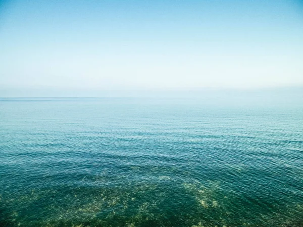 Černomořská Voda Jako Přírodní Pozadí Kopírovat Mezeru Tónovaný Obrázek — Stock fotografie