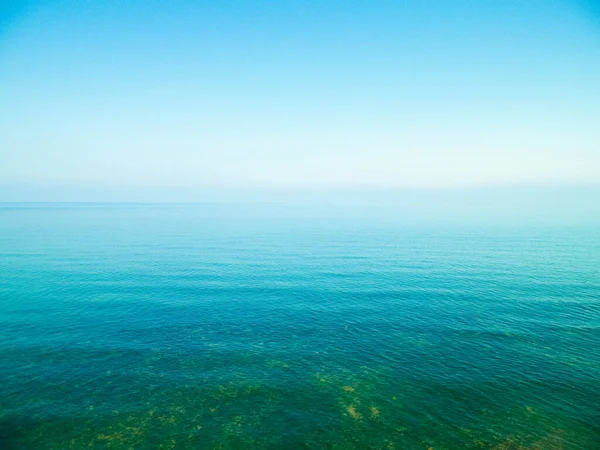 Acqua Del Mar Nero Come Sfondo Naturale Copia Spazio Immagine — Foto Stock