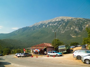 Galiçya 'nın doğal Parkı, Trpejca, Makedonya. Seyahat ve doğa kavramı.