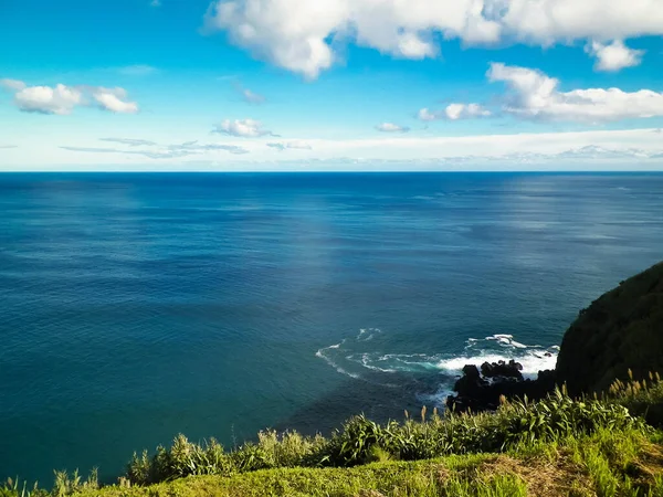 Coastal Cliffs Sao Miguel Azores Islands Beauty Nature Copy Space — Stock Photo, Image