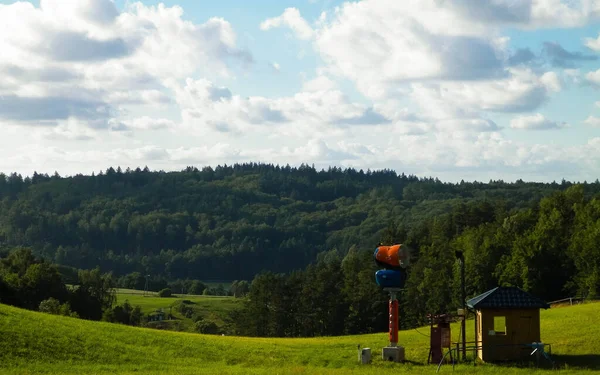 Colline Montagne Della Regione Wiezyca Kashubia Pomerania Polonia Settentrionale Comprensorio — Foto Stock