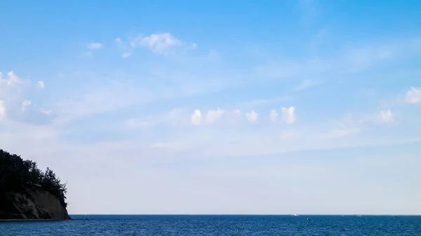 Скала Орловски Над Балтийским Морем Польская Природа Копировальное Пространство Концепция — стоковое фото