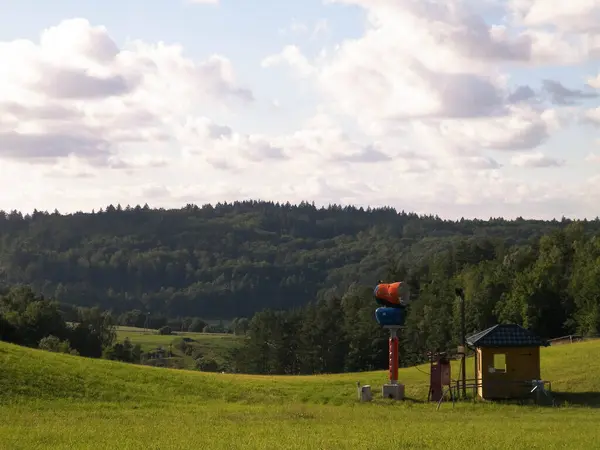 Colline Montagne Della Regione Wiezyca Kashubia Pomerania Polonia Settentrionale Comprensorio — Foto Stock
