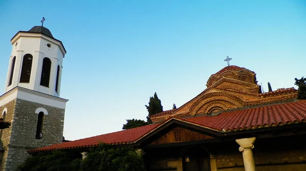 Église Orthodoxe Sainte Sophie Architecture Concept Religion Ochrid City Macédoine — Photo