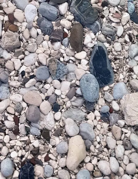 stock image Beach stones as a natural background. Copy space.