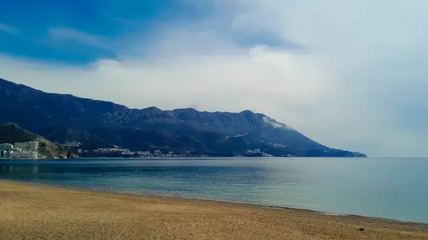 Montenegrijnse Kust Budva Het Voorjaar Populaire Toeristische Regio Adriatische Zee — Stockfoto