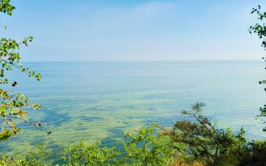 Polonya 'daki Pucka Körfezi' nin temiz su manzarası çok güzel. Pucka Körfezi 'nin doğal koşulları biliniyor. Temiz su ve güzel manzaralar..