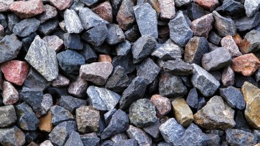 Doğa arka planı olarak küçük taşları kapatın. Boşluğu kopyala.