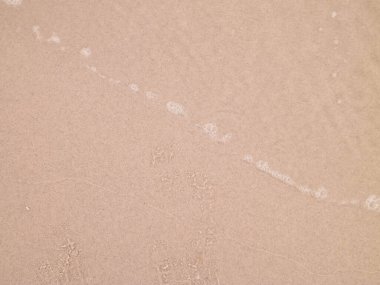 Kumsaldaki deniz suyu, doğa geçmişi. Boşluğu kopyala, tatil kavramı.