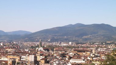 View of the suburbs of Florence. Tuscany Italy. clipart