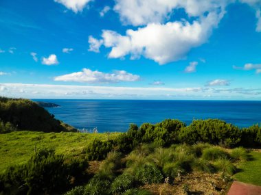 Sao Miguel adasındaki sahil manzarası çok güzel. Azores 'in güzel doğası.