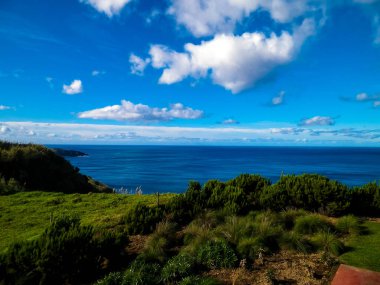 Sao Miguel adasındaki sahil manzarası çok güzel. Azores 'in güzel doğası.