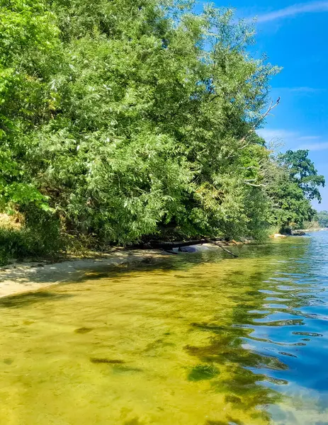 Baltic Sea view from coast near Oslonino. Pucka bay.