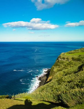 Sao Miguel adasındaki sahil manzarası çok güzel. Azores 'in güzel doğası.