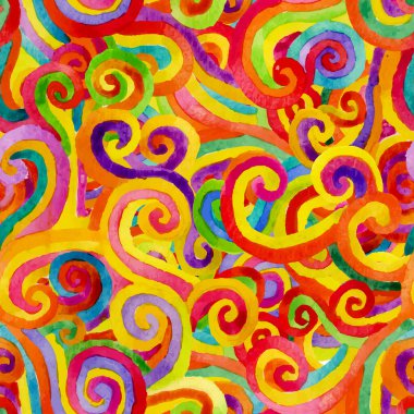 Renkli bukleli vektör sanatsal suluboya arkaplan