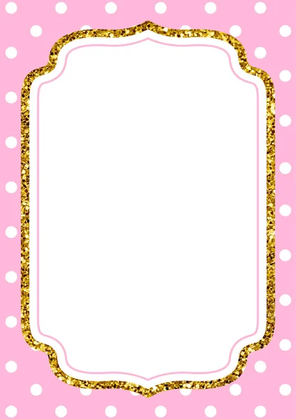 Minnie Mouse Cute Invitation Pink — Stock Photo, Image