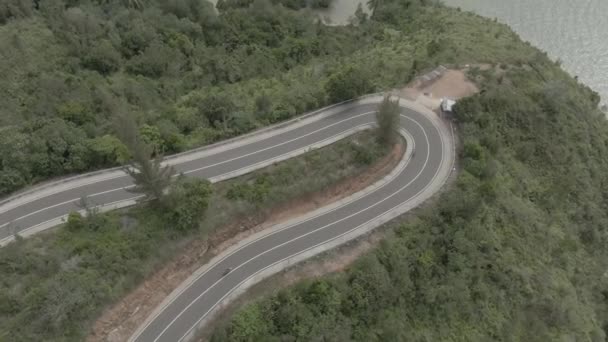 Beauty Aerial Footage Puncak Mandeh Pesisir Selatan West Sumatra Indonesia — Stock video