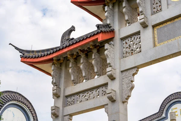 Raised Archway Traditional Chinese Ancient Building — Stock Photo, Image