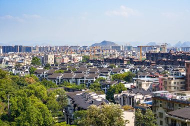 Eski Guilin, Guangxi, Çin 'in en iyi manzarası.