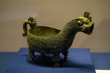 Antik Çin 'de Bashu ve Sichuan kültürünün bronz kap kültürel kalıntıları